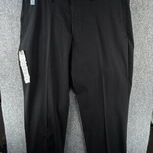 NWT Haggar Men Black Classic Fit Flat Front Suit Dress Pants 38x30 Adult Premium